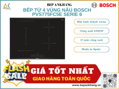 Bếp từ 4 vùng nấu Bosch HMH.PVS775FC5E - Made in Spain